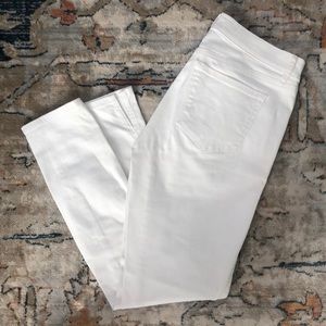 LOFT white modern skinny jeans